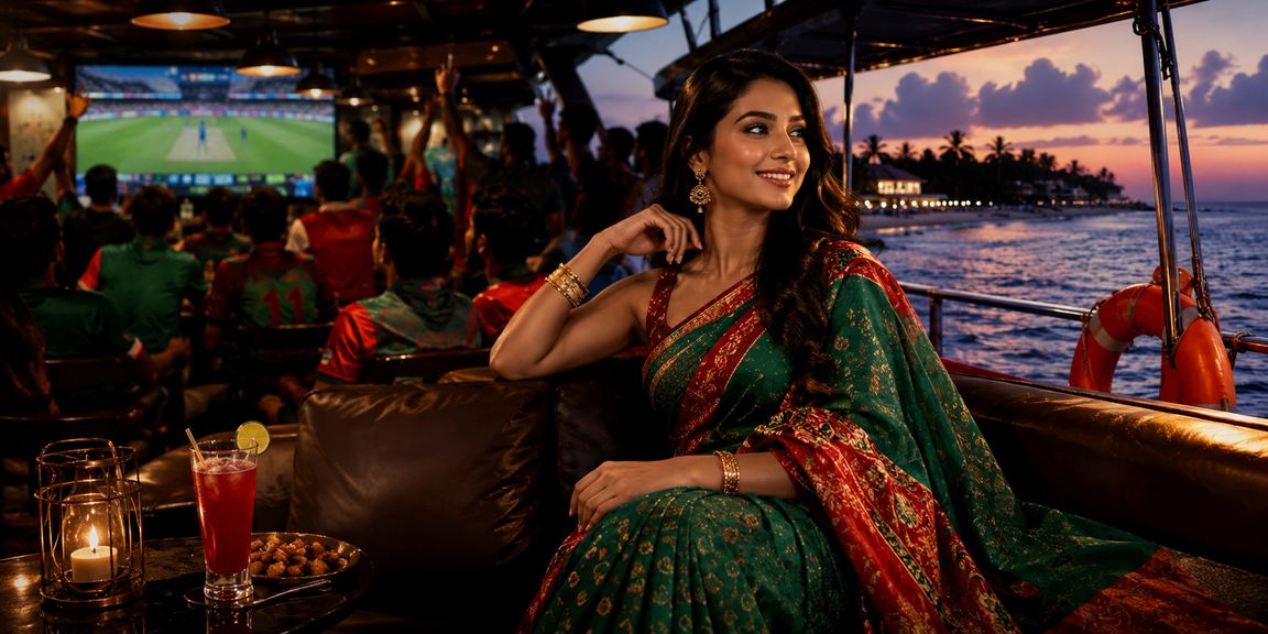 কক্সবাজার সমুদ্র সৈকতে ক্রিকেট বেটিং উপভোগ করছেন একজন ব্যবহারকারী